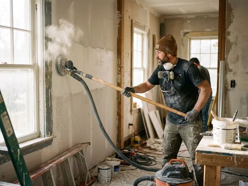 Wall Preparation & Repair portfolio 2